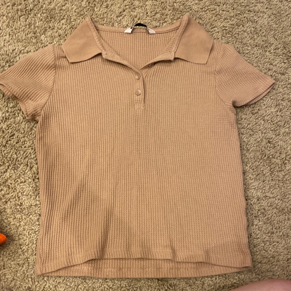 SO tan crop top